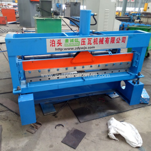 Galvanized steel leveling and cutting machine